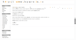 Desktop Screenshot of leporelo.eu